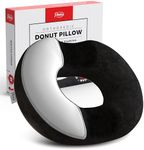 Donut Pillow, Tailbone Pain Relief, Hemorrhoid & Postpartum Cushion for Men and Women, Helps Ease Discomfort from Tailbone, Hemorrhoids, Pregnancy, Surgery (Up to 220 LBS)