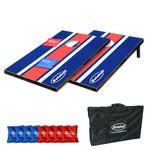 Bolaball Bean Bag Toss, Cornhole Game Set, 8 Bean Bags, Portable with handles, Perfect for Parties, Camping, Tailgating, 3ft x 2ft || Scratch-Resistant Surface