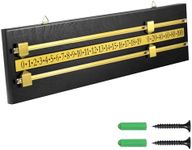 MoyanSuper Wooden Wall-Mounted Scoreboard for Snooker,Billiards, Pool Table and Shuffleboard Games - Classic Score Keeper for Game Rooms,Black