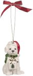 Spode Christmas Tree Dog Ornament, Festive Tree Decoration for Holiday Celebrations with Ribbon Bow for Hanging, Beautiful Seasonal Accent & Classic Home Holiday Décor