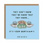 Cardology - Funny Friends Birthday Card | Birthday Cards For Him or Her | Officially Licensed Friends TV Show Merchandise