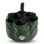 Graintex GB2887 Grab Bag Dark Green Color Rip-Stop Canvas 18 Pockets Drawstring Closure