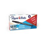 Paper Mate Eraser Mate Ballpoint Pen - Black Body, Black Ink