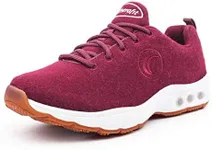 Therafit Paloma Women's Wool Athletic Shoe 7.5 / Burgundy