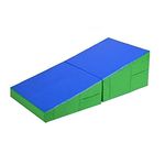 Gymnastics Incline Mat - Folding Tumbling Wedge Ramp for Children's Sports - Ideal for Training, Exercise, and Gymnastics Practice
