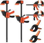 HORUSDY 6-Pack Wood Clamps for Wood