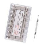 DIY Crafts 360 - Pcs Watch Spring Bar 8-25mm Stainless Steel Link Pins Remover Repair Replacement Kit Set For Watch Repair DIY Crafts Works (Design # No 1, Pack Of 360 Pcs)