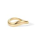 PAVOI 14K Yellow Gold Plated Wavy S