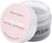 ROUTINE Natural Deodorant for Women and Men 58g | Activated Charcoal Deodorant with Scent of Rose, Lavender, Vetiver & Neroli | Travel Size Deodorant Deodorant Jar - Moon Sisters
