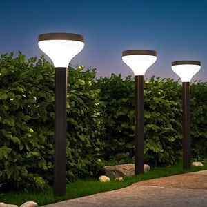 Sunco Lighting Round Solar Pathway Lights Outdoor, Super Bright 120 LM, 2CCT 2700K/4000K - 6 Pack