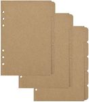 Bluecell 3 Sets Kraft Paper Divider