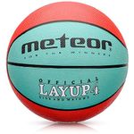 meteor Basketball Ball Layup Size 4 3 1 Youth Ideal for Children Hands 2-10 Years Ideal Mini Basketball for Training Soft Kids Outdoor