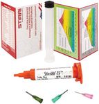 STIRRI-HT-TF no-clean high-temp soldering tacky paste flux (ROL0) - 5g syringe kit – for semiconductors, multi-step assembly, Hot Air repair/rework, prolonged exposure to heat