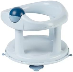 Bebeconfort Asiento Bañera Bebe, Sillón de Baño y Ducha, Silla Giratoria de 360 Grados para Baño de Bebé, con Ventosas de Seguridad, Blue