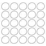 UHATa Fluorine Rubber O-Ring 47mm ID, 50mm OD, 1.5mm Width Gasket Round FKM O Rings Washer Sealing-Applications for Auto Plumbing Faucet Air Gas Repair-[Qty 25 Black]