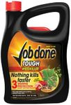 Job Done 86600141 Tough 3L - Strong Fast Acting Weedkiller for Killing Tough Weeds and Roots - Systemic Garden Weed Killer with 3 Months Protection - Controls Brambles, Nettles and More,Black
