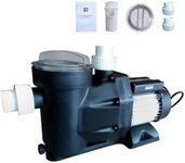 GarveeLife 3 HP Above/In Ground Pool Pump, 220V, 9000 GPH High-Flow, 1800W High-Efficiency Swimming Pool Pump with Oversized Filter Basket and 1.5" Inlet/Outlet (3.0HP, 220V)