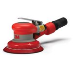 3M Random Orbital Sander – Self Generated Vacuum Sander – 5” x 3/16” Diam. Orbit – Pneumatic Palm Sander – Hook and Loop Pad – For Wood, Composites, Metal – Original Series