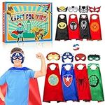 Toys for 3-12 Year Old Boys, Luckades Superhero Capes Costumes for Kids Age 3-12 Christmas Gifts Party Supplies for 3-12 Year