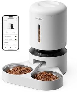 PETLIBRO Automatic Cat Feeder, 5G WiFi Pet Feeder for Two Cats or Dogs with Remote Control, 5L Cat Food Dispenser with Low Food Sensor, 1-10 Meals Per Day, Up to 10s Meal Call for Pets