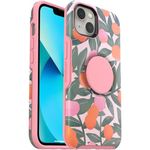 Otterbox OtterBox + Pop Symmetry Series Case for iPhone 13 (Only) - Non-Retail Packaging - Stay Peachy (Pink Graphic), 77-84615-NR