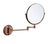 DOLPHY Copper 5X Magnifying Shaving & Makeup Mirror - 8 inch