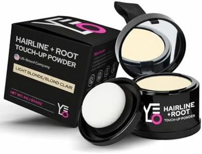 VELO Hairline Powder–LIGHT BLONDE Hair Root Touch Up Powder for Women & Men–Instantly Covers Gray Hair, Thinning Hair & Bald Spots–Sweatproof Root Cover Up–Puff & Mirror Compact 13 Shades