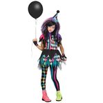 Fun World Twisted Circus Costume, Multicolor, Medium