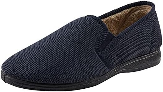 Grosby Men's Richard Slipper, Navy, 8 UK/9 US