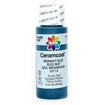 Plaid Delta Ceramcoat Acrylic Paint 2oz-Midnight Blue - Opaque