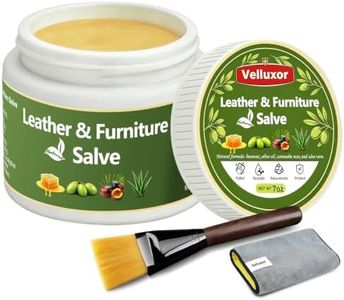 Velluxor Furniture Salve for Leather, Leather Conditioner, Plant Formula7oz