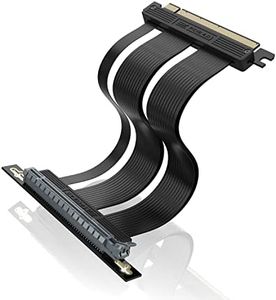 EZDIY-FAB PCI Express 4.0 16x Flexible Cable Extension Port Adapters for Graphics Card, High Speed PCIE Gen4 Riser Cable 90 Degrees-170mm