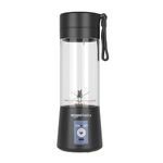 Amazon Basics Portable Blender | 150-Watt Motor, 2000 mAh USB Rechargeable Battery | BPA-Free Lid, ABS Plastic Body | Easy to Clean 380 ml Jar (Black)