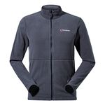 Berghaus Men's Prism Micro InterActive Polartec Fleece Jacket, Added Warmth, Extra Comfortable, Carbon, M