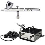 Eclipse HP-CS 4207 Airbrush Kit with Iwata Ninja Jet Compressor & Air Hose