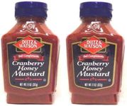 Dietz & Watson, Deli Compliments, Cranberry Honey Mustard, 11oz Bottle (Pack of 2)