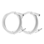 New 3.5mm Audio Stereo Line Cable 4-Pole Male to Female Auxiliary Extension Cord 3ft Converter Cable Headphones Earphones Adapter for Apple iPhone iPad iPod Samsung Galaxy HTC Android (2 of Pack)