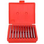 Parallelset Thin Parallel Bar Set 10 Pair 1/8 Inch Steel Parallel Blocks High Accuracy 0.0005inch Lathe Parallel Bars Machinist Lathe Tools for Leveling and Adjustment of Milling and Grinding Machines