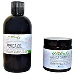 Arnica Bruise Cream Oil for Bruising Massage Oil Massage Balm Made in Yorkshire (200ml Cream & 250ml Oil)
