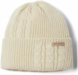 Columbia Women's Agate Pass Cable Knit Beanie, Chalk, One Size