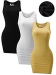 Chongbaijia 3 Piece Womens Ribbed S