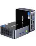 GMKtec Mini PC Intel i7-1195G7(Up to 5.0GHz) 32GB DDR4 1TB SSD Windows 11 Pro, Mini Desktop Computers Dual SSD Slot, WiFi 6, USB3.2, BT 5.2, DP, HDMI, RJ45 2.5G