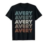 Avery, Retro First Name Design T-Sh