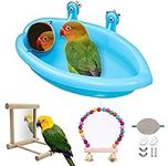 Bird Bathtub with Mirror 3 Packs, W