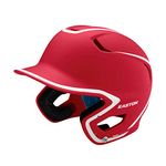 Easton Z5 2.0 Batting Helmet | Baseball Softball | Senior | Matte Red/White | 2020 | Dual-Density Impact Absorption Foam | High Impact Resistant ABS Shell | Moisture Wicking BioDRI Liner