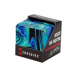 SHASHIBO Shape Shifting Box - Award-Winning, Patented Fidget Box w/ 36 Rare Earth Magnets - Transforms Into Over 100 Shapes, Download Fun in Motion Toys Mobile App (Artist Series - Mystic Ocean)
