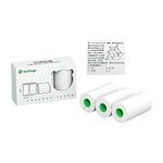 Riitek Peripage Multipurpose Thermal Paper Roll for A6, A6 HD,A8, A9s MAX, A40 and Other 2inch Thermal Printers to Print Label Tag, Sticker, Note, Memo, Receipt (10yr Sticky Thermal Paper - White)