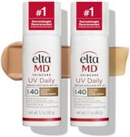 EltaMD UV Daily Tinted Face Sunscreen Moisturizer, SPF 40, 1.7 oz 2-Pack