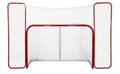 Bauer Goal 6' x 4' with Backstop, 25,000D Alloy Steel Net