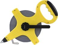 Toriox Stainless Steel Tape Open Reel Portable Measuring Tape 100ft/165ft, Heavy-Duty and Measuring Tool, Ideal for Professional Use for Sports Field, Outdoor, Engineer,Track (30 Meter)